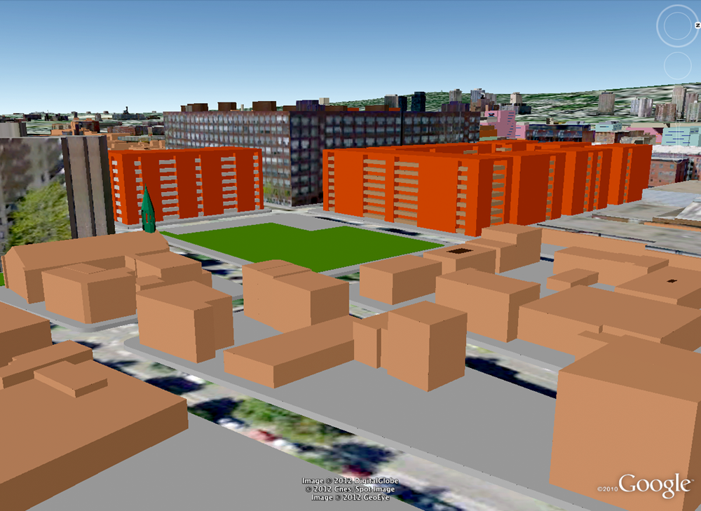 Maquette virtuelle - Maquette de ville - City model - interactive model - Virtual model - Virtual city model